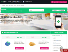 Tablet Screenshot of bestpricediscreet.com